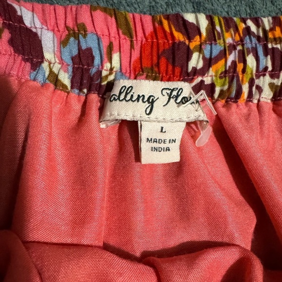 Vibrant Floral Maxi Skirt in Pink - Picture 4 of 6